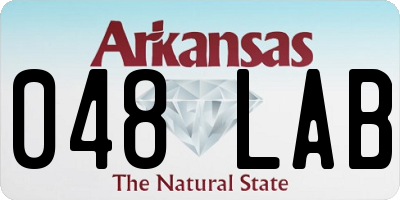 AR license plate 048LAB