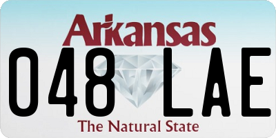 AR license plate 048LAE