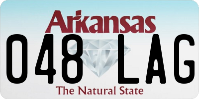 AR license plate 048LAG