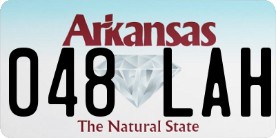 AR license plate 048LAH