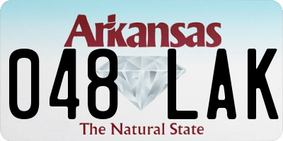 AR license plate 048LAK