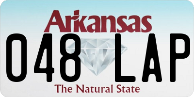 AR license plate 048LAP