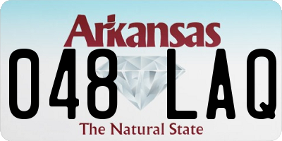 AR license plate 048LAQ