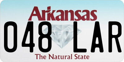 AR license plate 048LAR