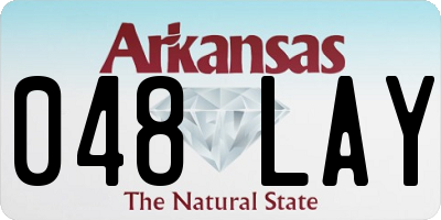 AR license plate 048LAY