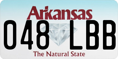 AR license plate 048LBB