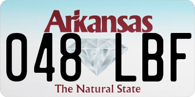 AR license plate 048LBF