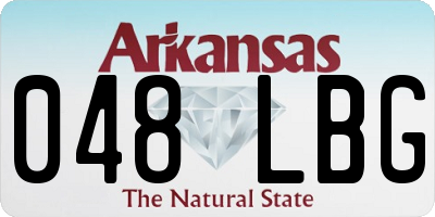 AR license plate 048LBG