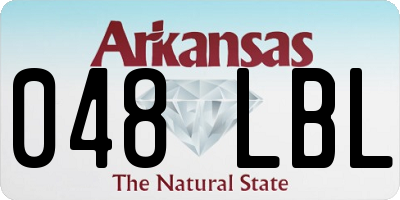 AR license plate 048LBL
