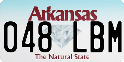 AR license plate 048LBM