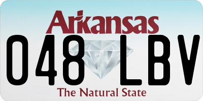 AR license plate 048LBV