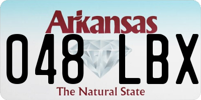 AR license plate 048LBX