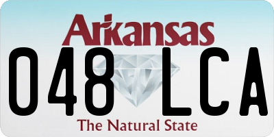 AR license plate 048LCA