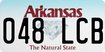 AR license plate 048LCB