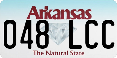 AR license plate 048LCC
