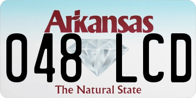 AR license plate 048LCD