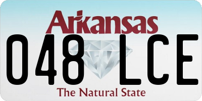 AR license plate 048LCE