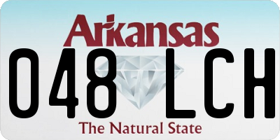 AR license plate 048LCH