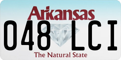 AR license plate 048LCI