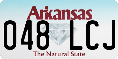 AR license plate 048LCJ