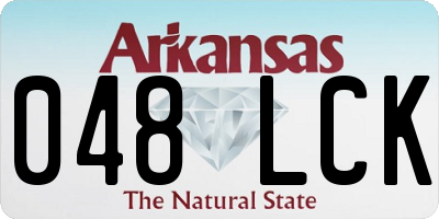 AR license plate 048LCK