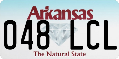 AR license plate 048LCL
