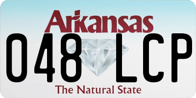 AR license plate 048LCP