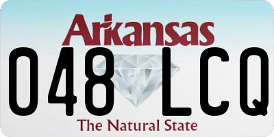 AR license plate 048LCQ