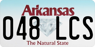 AR license plate 048LCS