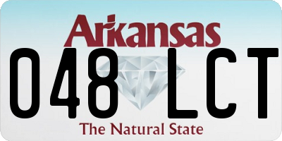 AR license plate 048LCT
