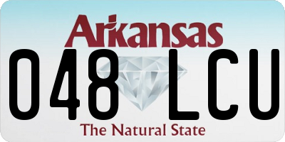 AR license plate 048LCU