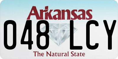 AR license plate 048LCY