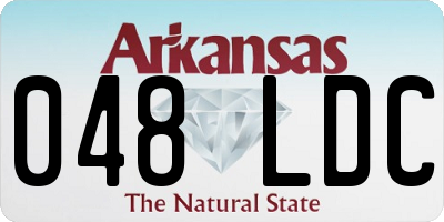 AR license plate 048LDC