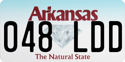 AR license plate 048LDD
