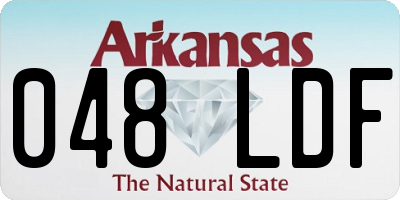 AR license plate 048LDF
