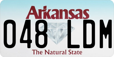 AR license plate 048LDM