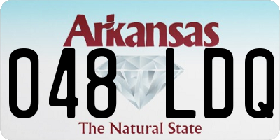 AR license plate 048LDQ