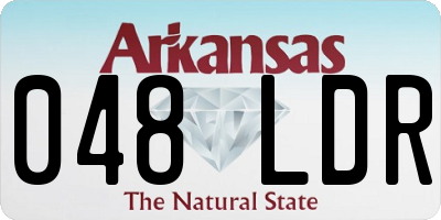 AR license plate 048LDR