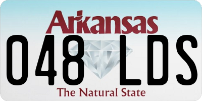 AR license plate 048LDS