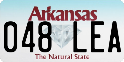 AR license plate 048LEA