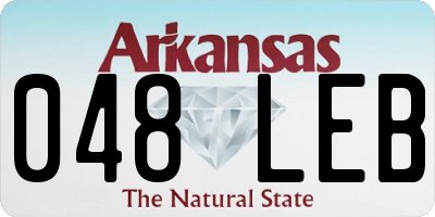 AR license plate 048LEB