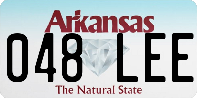 AR license plate 048LEE