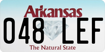 AR license plate 048LEF