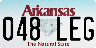 AR license plate 048LEG