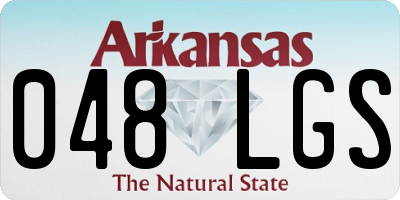 AR license plate 048LGS