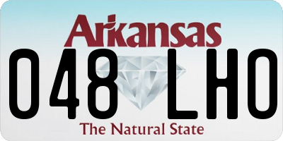 AR license plate 048LHO