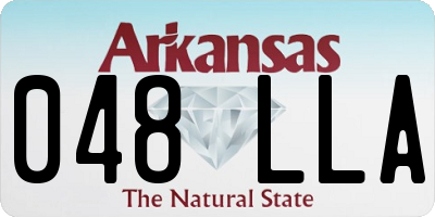 AR license plate 048LLA