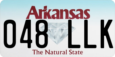 AR license plate 048LLK