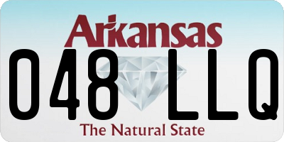 AR license plate 048LLQ