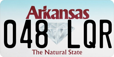 AR license plate 048LQR